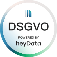 DSGVO-Siegel „powered by heyData" – esome ist DSGVO-konform